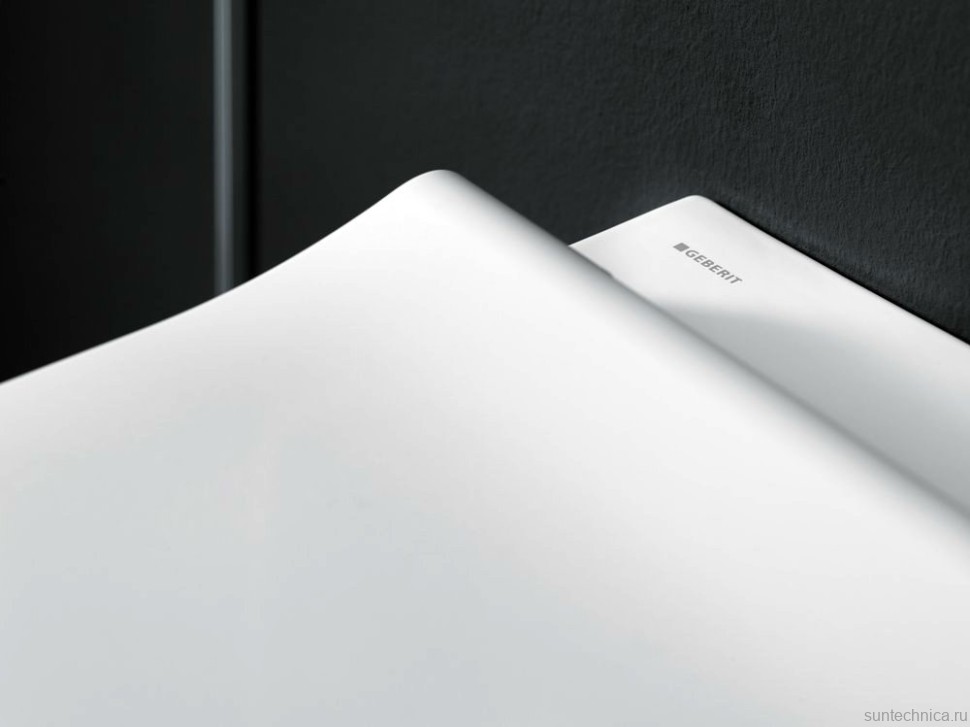 Унитаз подвесной Geberit Smyle Square 500.683.01.1 с крышкой-сиденьем с микролифтом