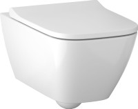 Унитаз подвесной Geberit Smyle Square 500.683.01.1 с крышкой-сиденьем с микролифтом