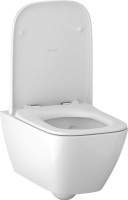 Унитаз подвесной Geberit Smyle Square 500.683.01.1 с крышкой-сиденьем с микролифтом