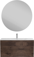 Мебель для ванной комнаты BelBagno Etna 100 rovere moro, раковина BB-8099-120-2