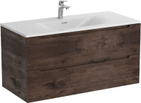 Мебель для ванной комнаты BelBagno Etna 100 rovere moro, раковина BB-8099-120-2