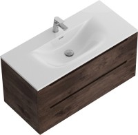 Мебель для ванной комнаты BelBagno Etna 100 rovere moro, раковина BB-8099-120-2