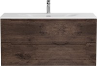 Мебель для ванной комнаты BelBagno Etna 100 rovere moro, раковина BB-8099-120-2