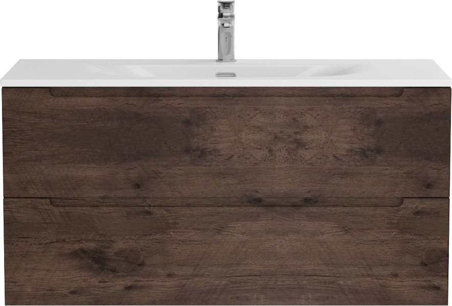 Мебель для ванной комнаты BelBagno Etna 100 rovere moro, раковина BB-8099-120-2
