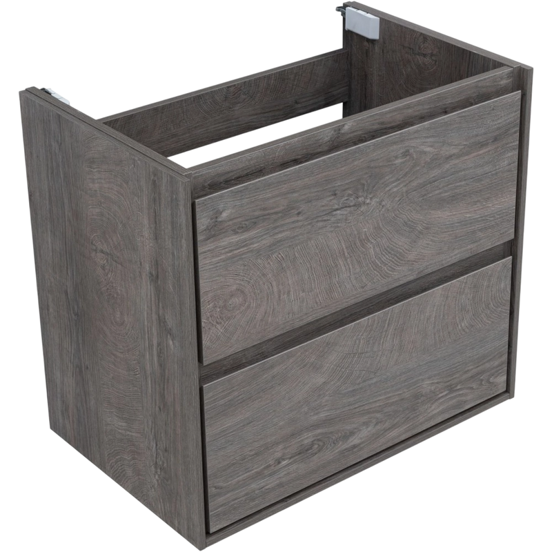 Тумба с раковиной Aquanet Милан 70 подвесная, дуб рошелье