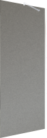 Душевая перегородка Maybahglass MGD-1356-1ш 99 см, профиль белый, стекло графит матовое