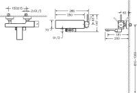 Смеситель для ванны с душем Bravat Arc F66061C-01A-ENG хром