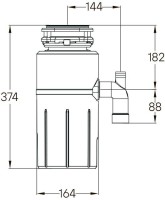 Измельчитель отходов Paulmark Intenso I-500