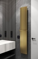 Полотенцесушитель электрический Boheme Flat 725-MG 150х25, золото матовый