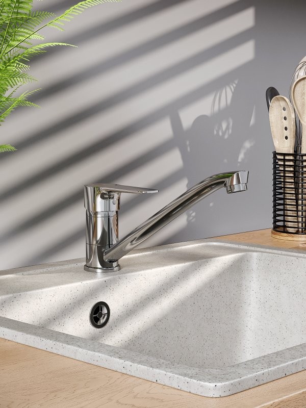 Смеситель для кухни Orange Boni Boni M15-000cr