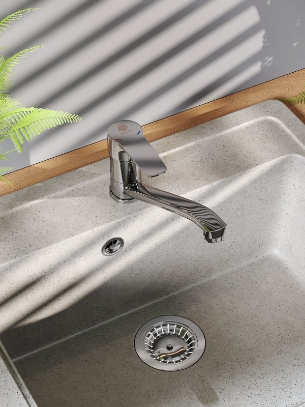 Смеситель для кухни Orange Boni Boni M15-000cr