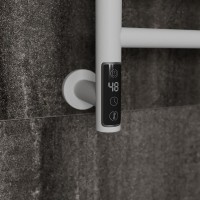Полотенцесушитель электрический Bauedge Nimb Elegant AF0023 50x60 белый матовый