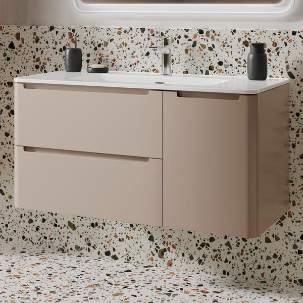 Тумба под раковину IDDIS Edifice 100 подвесная, капучино, под раковину 0101000i28