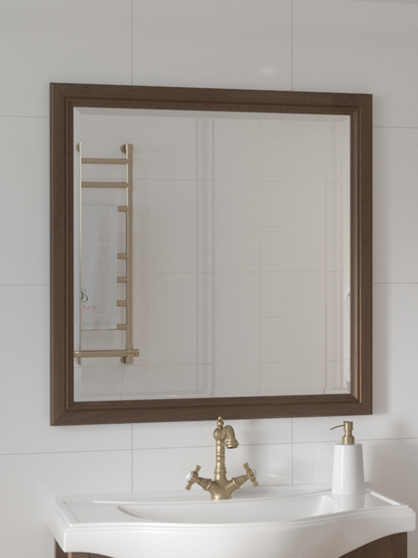 Зеркало Caprigo Лион 80 орех античный