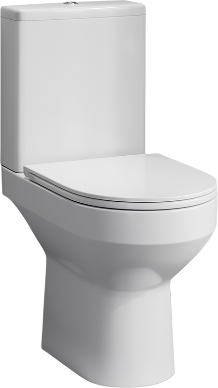 Унитаз-компакт напольный AM.PM Spirit V2.0 C708600WH FlashClean тонкая крышка с микролифтом