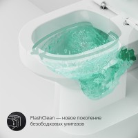 Унитаз-компакт напольный AM.PM Spirit V2.0 C708600WH FlashClean тонкая крышка с микролифтом