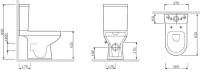 Унитаз-компакт напольный AM.PM Spirit V2.0 C708600WH FlashClean тонкая крышка с микролифтом