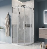 Душевой уголок BelBagno Marino -R-2-90-C-Cr профиль хром