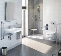 Унитаз подвесной VitrA Conforma 5810B003-6234 безободковый, для людей с ограниченными возможностями