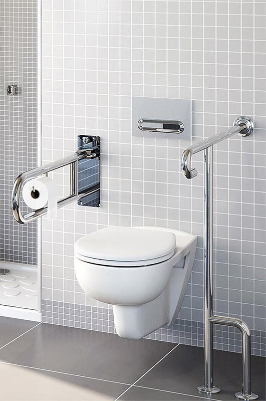 Унитаз подвесной VitrA Conforma 5810B003-6234 безободковый, для людей с ограниченными возможностями