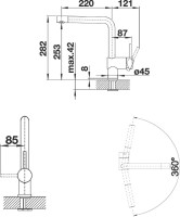 Смеситель для кухни Blanco Linus Linus 525806