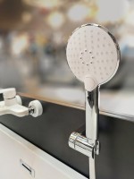 Смеситель для ванны с душем AltroBagno Diretto 0209 Bi белый