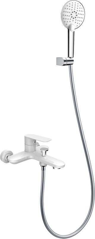 Смеситель для ванны с душем AltroBagno Diretto 0209 Bi белый