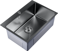 Мойка кухонная Mixline Pro 552937 черный графит