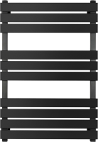 Полотенцесушитель водяной Secado Мормано 80х50 80x55 см, черный матовый, лесенка