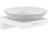 Мыльница Hansgrohe AddStoris 41746700 матовый белый Мыльница Hansgrohe AddStoris 41746700 матовый белый