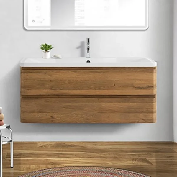 Тумба под раковину BelBagno Albano 120 подвесная, rovere rustico