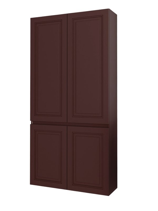 Шкаф-пенал для ванной Caprigo Wales Смальти 80 шоколад