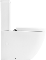 Унитаз-компакт напольный BelBagno Sfera-r BB2141CPR безободковый, крышка BB865SC с микролифтом, бачок BB2141T
