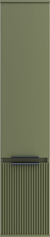 Шкаф пенал для ванной Brevita Enfida ENF-05035-0801R универсальный, правый, зеленый