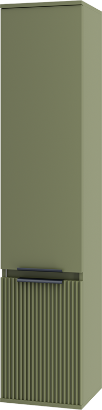 Шкаф пенал для ванной Brevita Enfida ENF-05035-0801R универсальный, правый, зеленый