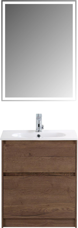 Тумба под раковину BelBagno Kraft 60 напольная, rovere tabacco
