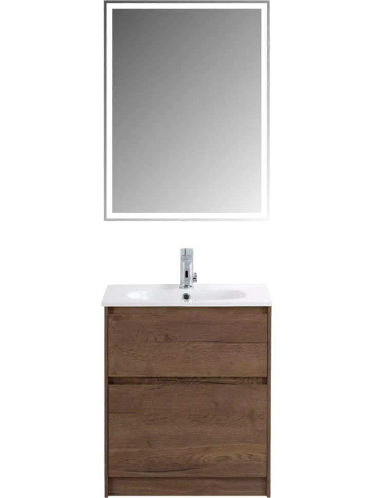 Тумба под раковину BelBagno Kraft 60 напольная, rovere tabacco