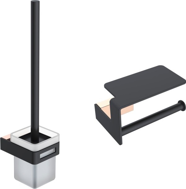 Набор Ершик Boheme Q + Держатель 10941-G-B с полкой для телефона