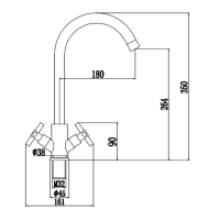 Смеситель для кухни Fmark FS8432H черный
