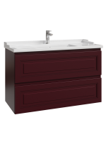 Тумба с раковиной Caprigo Wales Смальти 100 бордовая