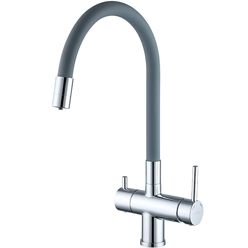 Смеситель для кухни Gappo G4398-30 с гибким изливом, хром