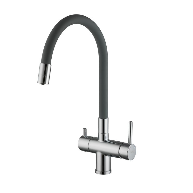 Смеситель для кухни Gappo G4398-30 с гибким изливом, хром