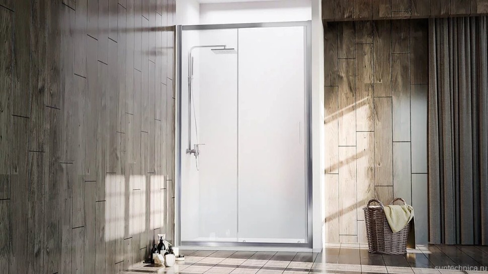 Душевая дверь в нишу Veconi Vianno VN-72 150 см, профиль хром