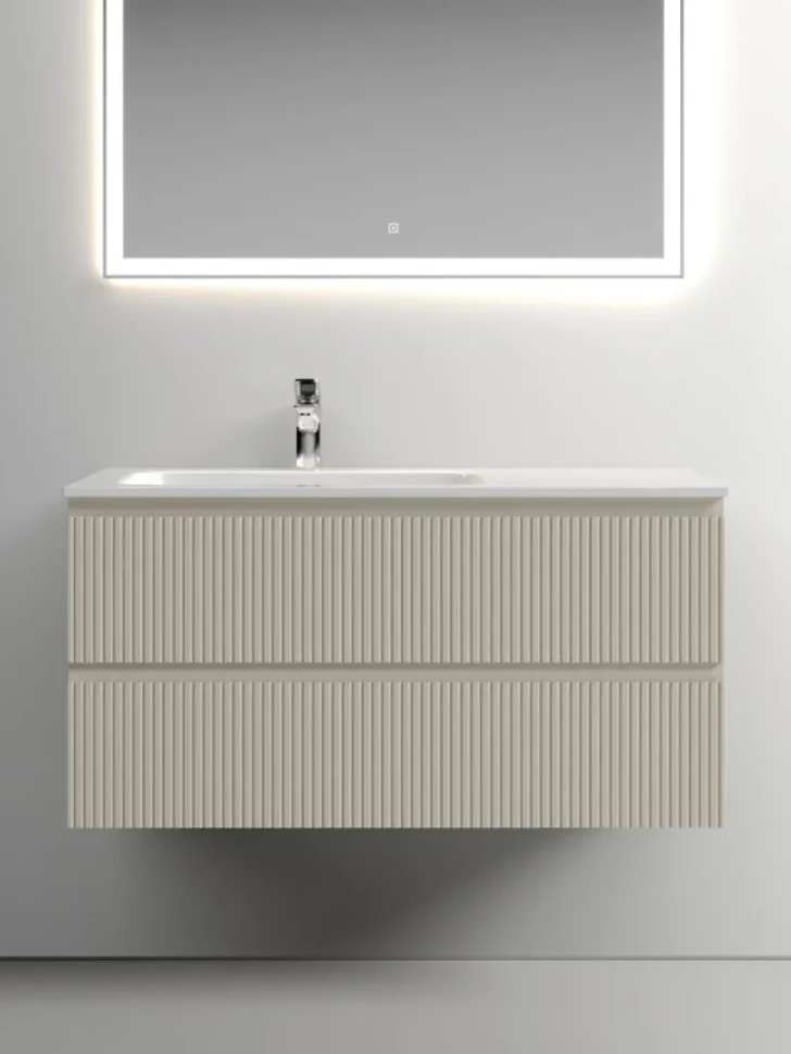 Тумба под раковину Sancos Snob T 100, L, beige soft