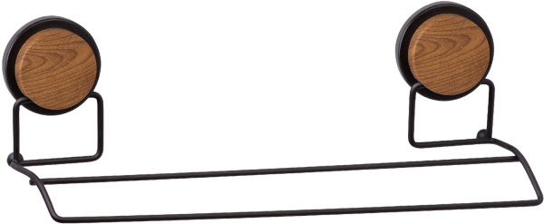 Полотенцедержатель Fixsen Magic Wood FX-46002 двойной, черный