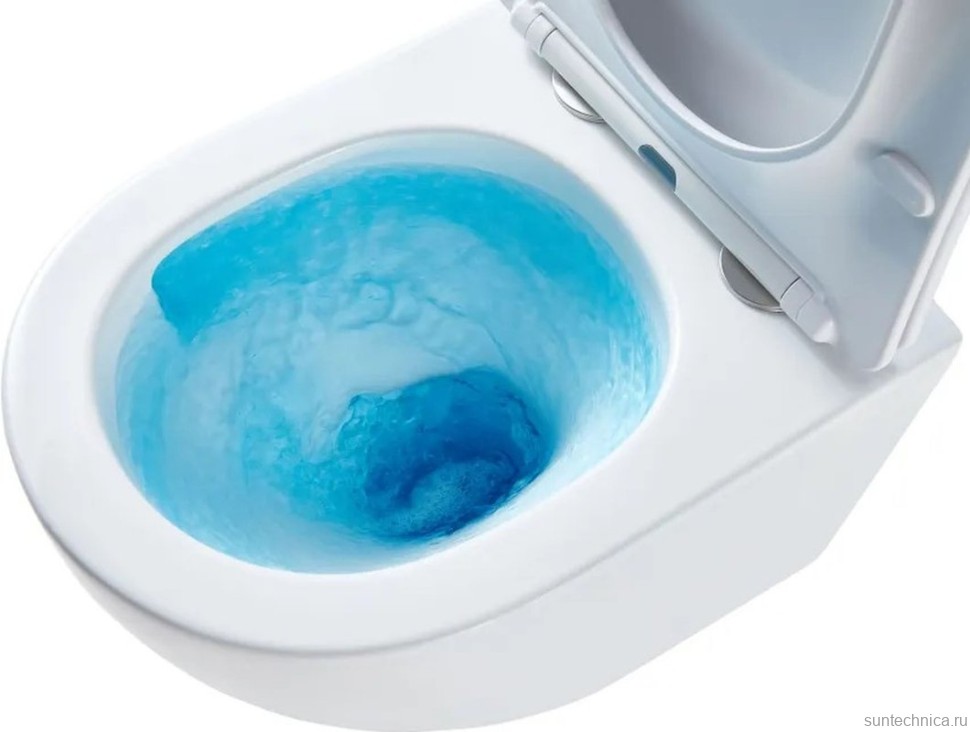 Унитаз подвесной Bauedge Bau Dream Hurricane 5 Inclosed безободковый, с микролифтом