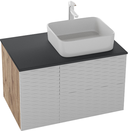 Тумба под раковину Grossman Альба 80 веллингтон, белая