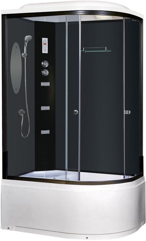 Душевая кабина Niagara NG-214-01LN х220 120х80 с высоким поддоном, с сиденьем