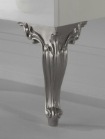 Мебель для ванной комнаты Armadi Art NeoArt 100 белая с ручками Crystal хром, с ножками