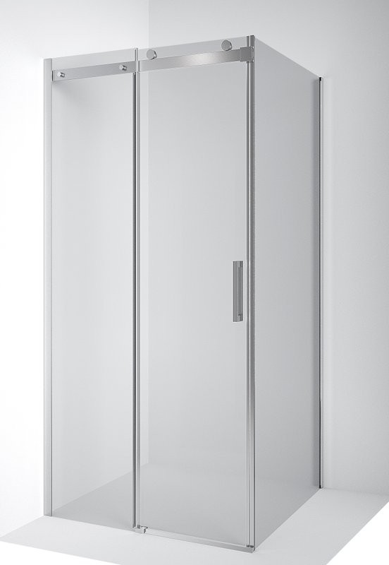 Душевой уголок Ambassador Benefit 19021101HX-80HX 120х80 см, профиль хром, стекло прозрачное